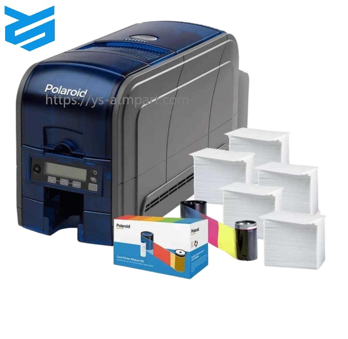 Polaroid P100 is utilized for ID card printing services with ID card printers and PVC identity cards
