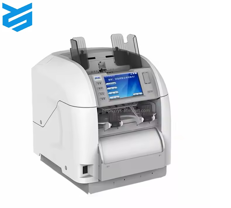 SNBC BNE-S110M Banknote Detector with Dual-Pocket Cash Value Counter for Mixed Currency Sorting and Counting